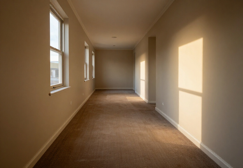 Restored living room in Emu Heights home after flood damage repair